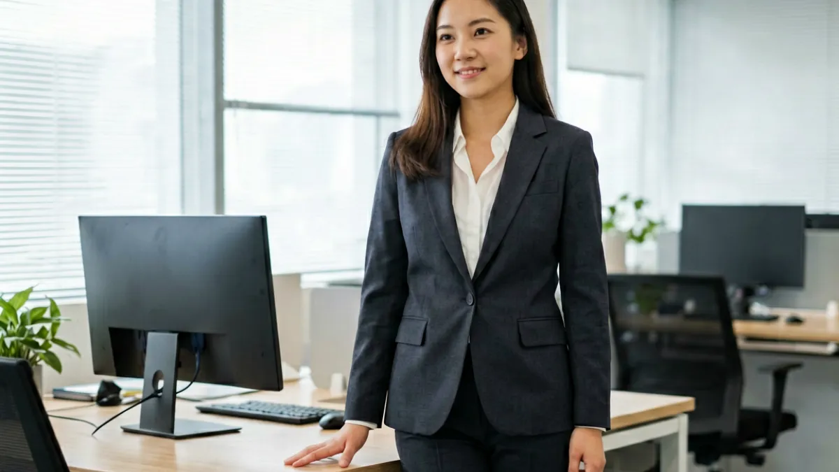 职场风格场景中身材姣好的美女被操的精选视频封面画面